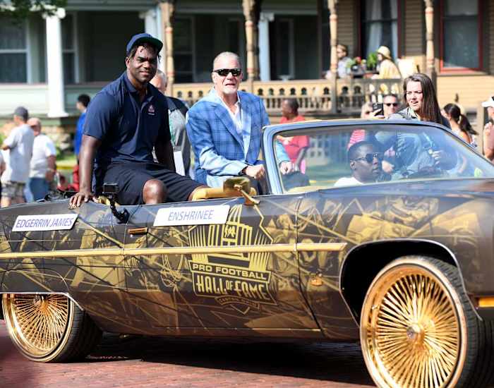 The Canton Repository Grand Parade2020 Pro Football Hall of Fame Enshrinee Edgerrin James Grand Parade Hof 148